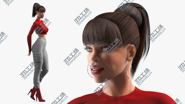 images/goods_img/20210312/Light Skin City Style Woman Rigged 3D model/1.jpg